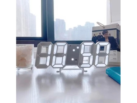 Horloge Digital LED 3D Affichage 24&12 Heures